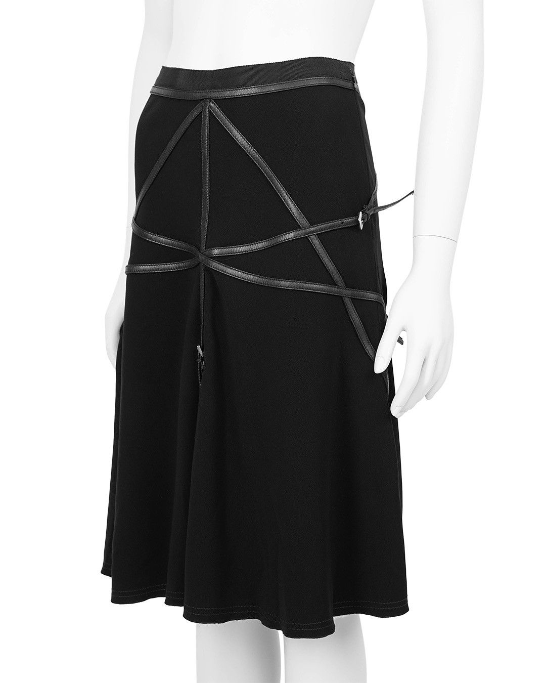 Prada Prada Viscose Mid Length Skirt Size 28" / US 6 / IT 42 - 2 Thumbnail
