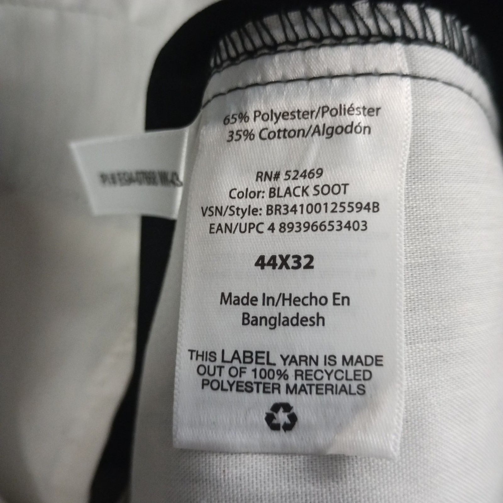 Other Brahma Men's Work Tough Pants Size 44x32 Black Relaxed Fit Size US 44 / EU 60 - 5 Thumbnail