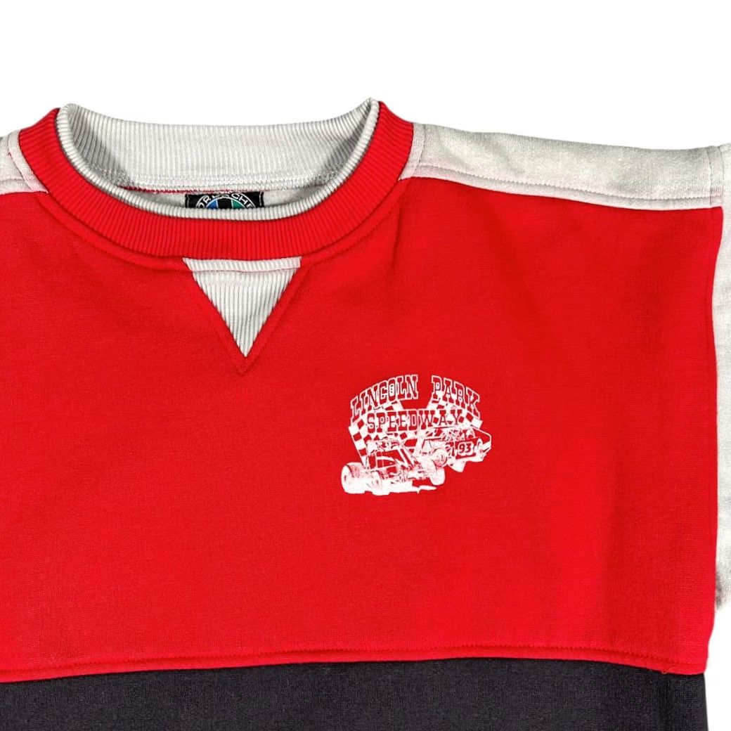 Jordache VINTAGE Jordache Sweater Mens Black Red 80s Crew Neck Long Sleeve Pullover Cotton Blend Sweatshirt Jacket Style Size US M / EU 48-50 / 2 - 3 Thumbnail