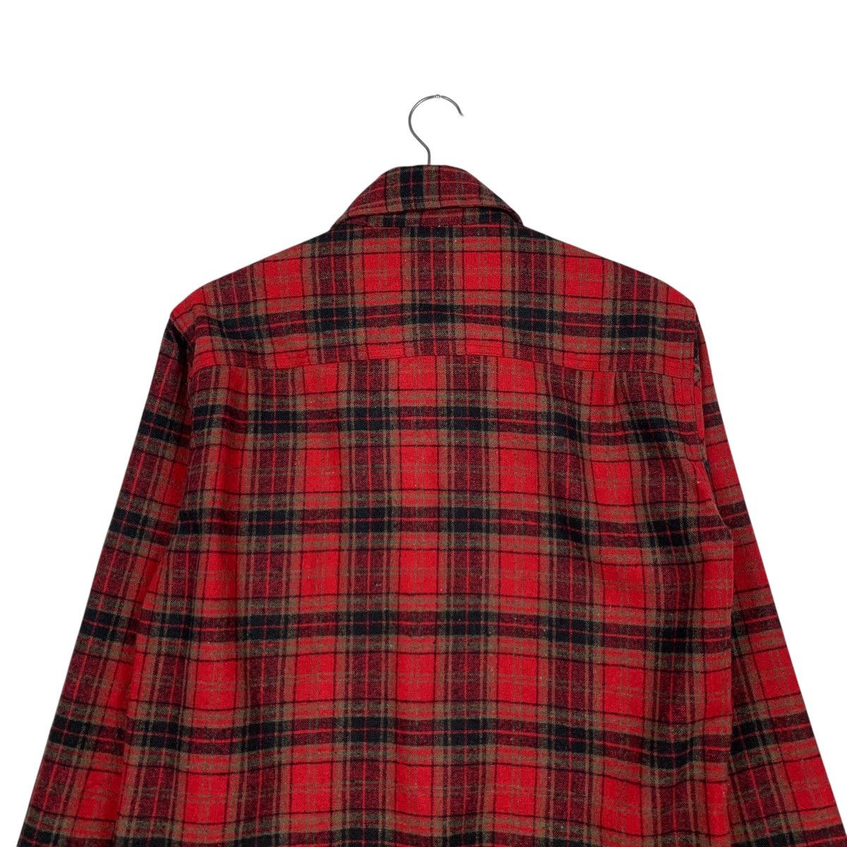 Japanese Brand INHERIT Herritage & Modernity Red Checked Flannel #1625-C72 Size US S / EU 44-46 / 1 - 18 Thumbnail