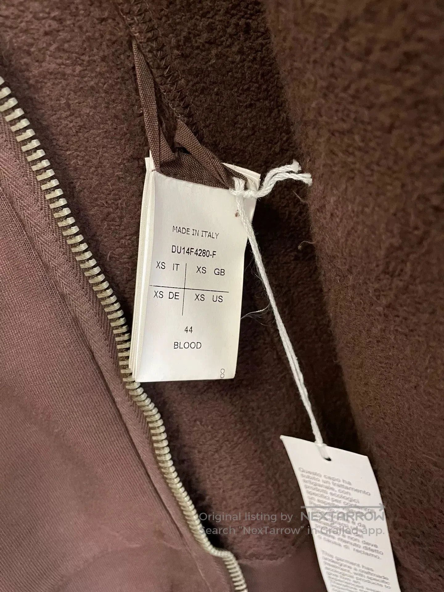 Rick Owens Drkshdw Rick Owens drkshdw Brown Sweatshirt. Size US S / EU 44-46 / 1 - 6 Thumbnail