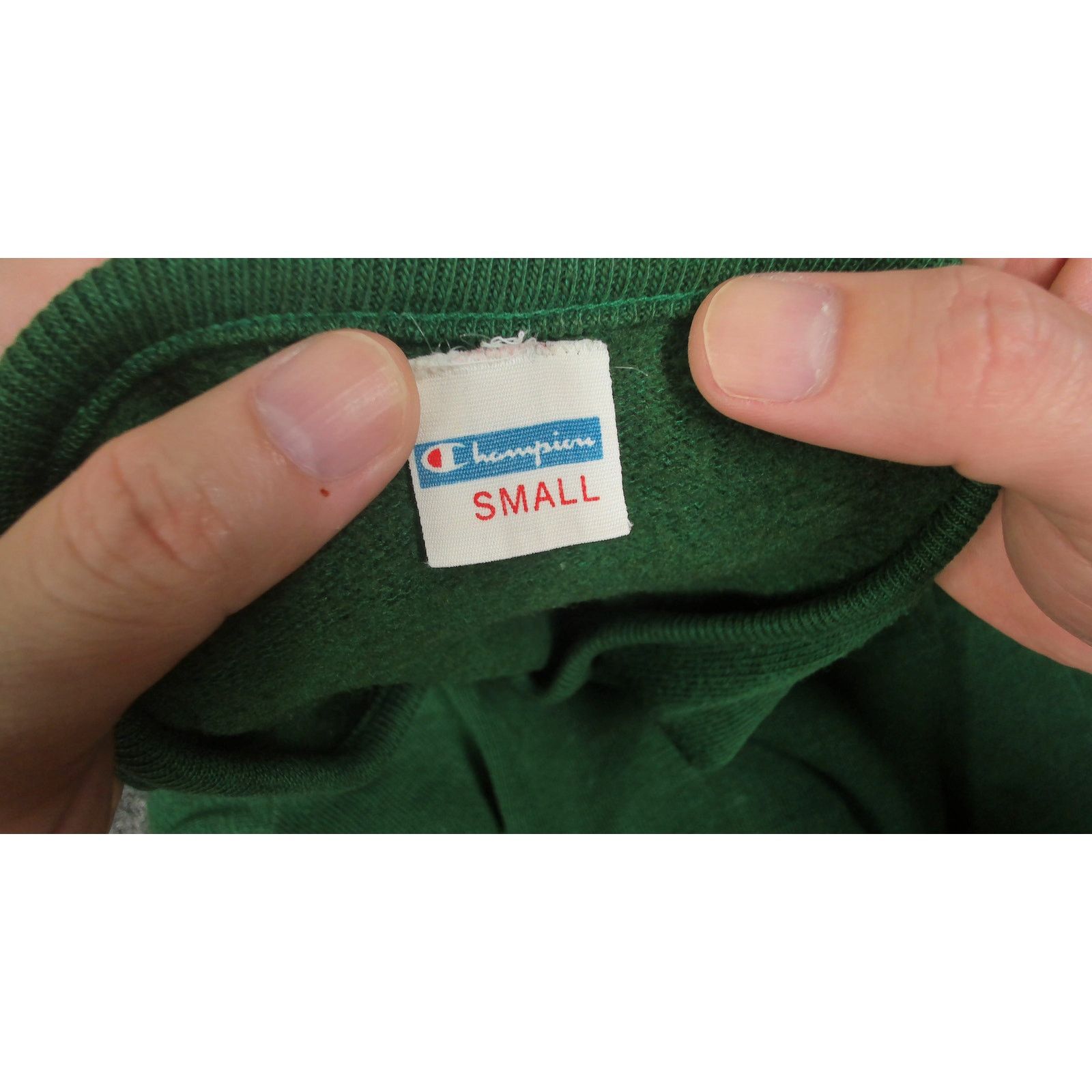 Champion Champion Vintage 70s Blue Bar Plainfield Thrashed Sweater Size M / US 6-8 / IT 42-44 - 7 Thumbnail