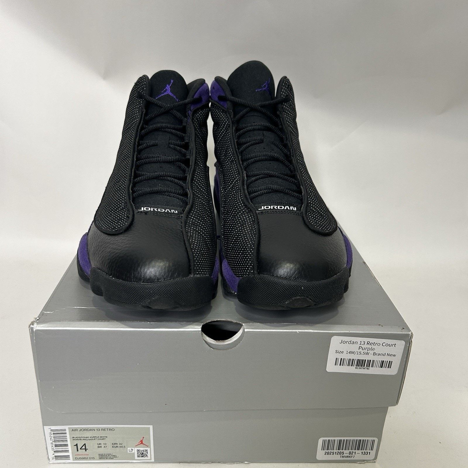 Jordan Brand Nike Air Jordan Retro 13 "Court Purple" DJ5982-015 Size US 14 / EU 47 - 2 Thumbnail