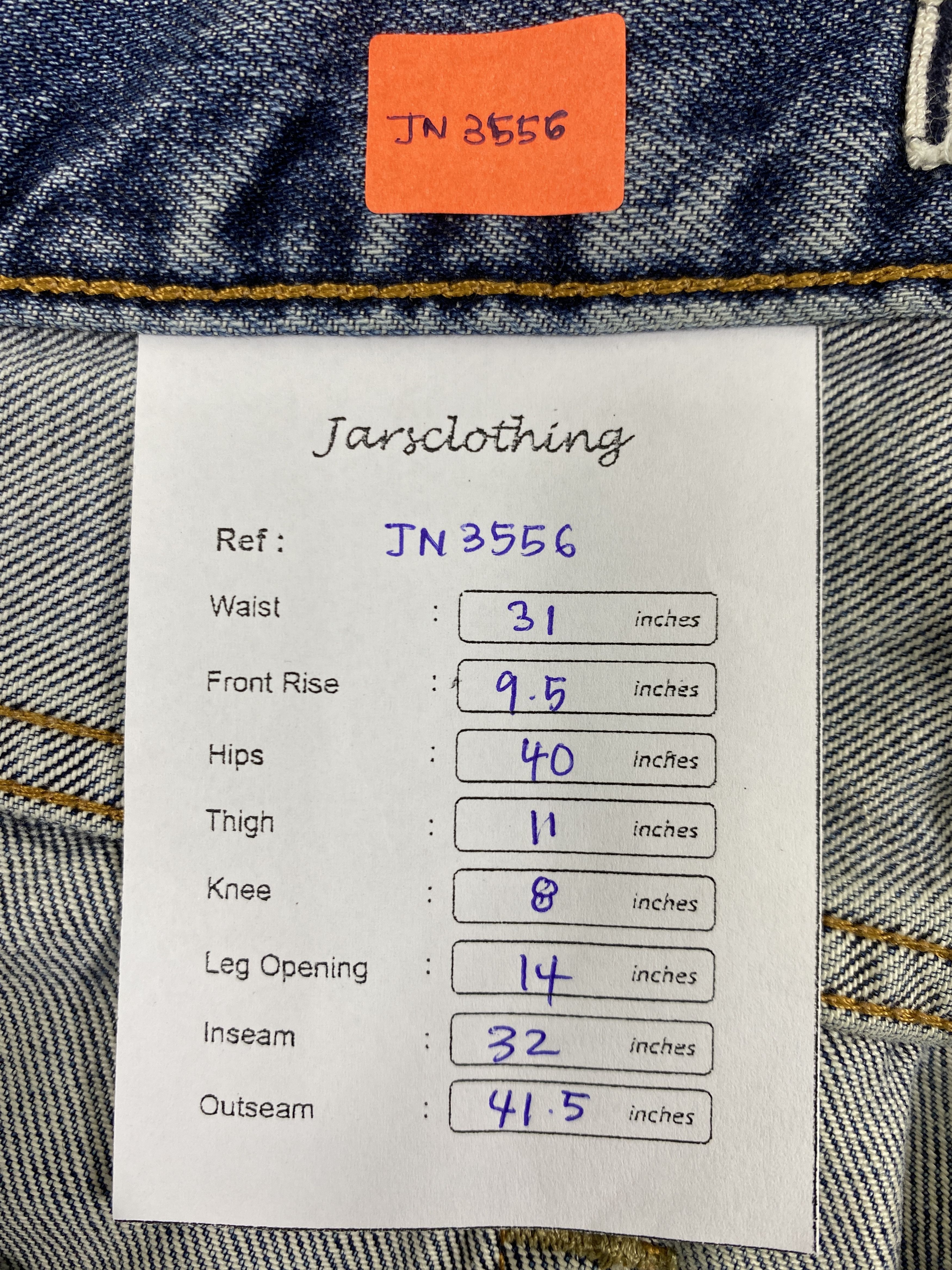 Japanese Brand Redline Distressed Vintage Uniqlo Jeans 31x32 Denim- JN3556 Size US 31 - 8 Thumbnail
