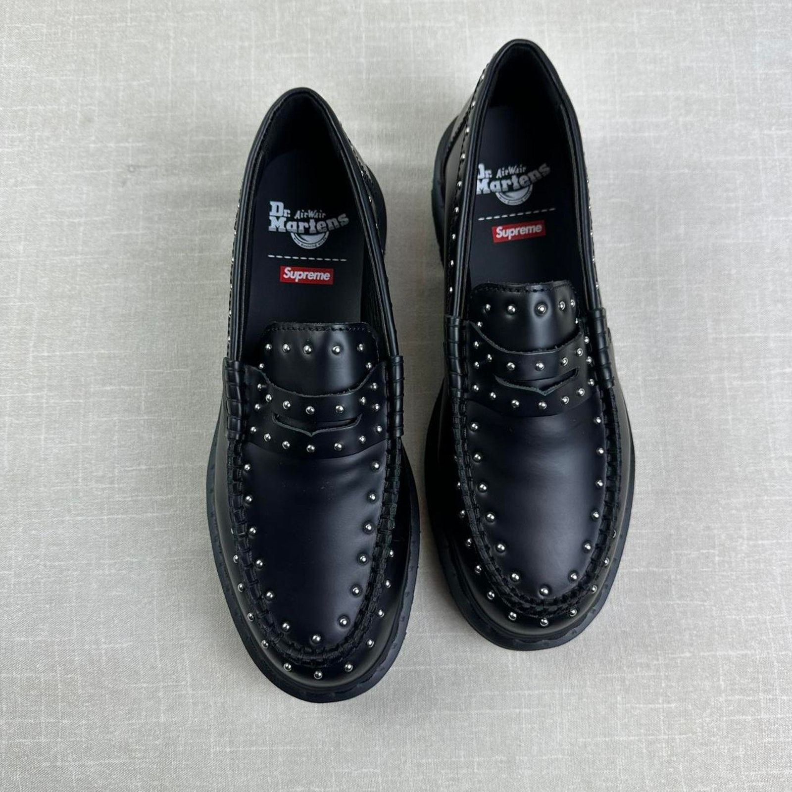 Supreme 🖤 Supreme x Dr. Martens Studded Penton Loafer "Black" 10M Size US 10 / EU 43 - 4 Thumbnail