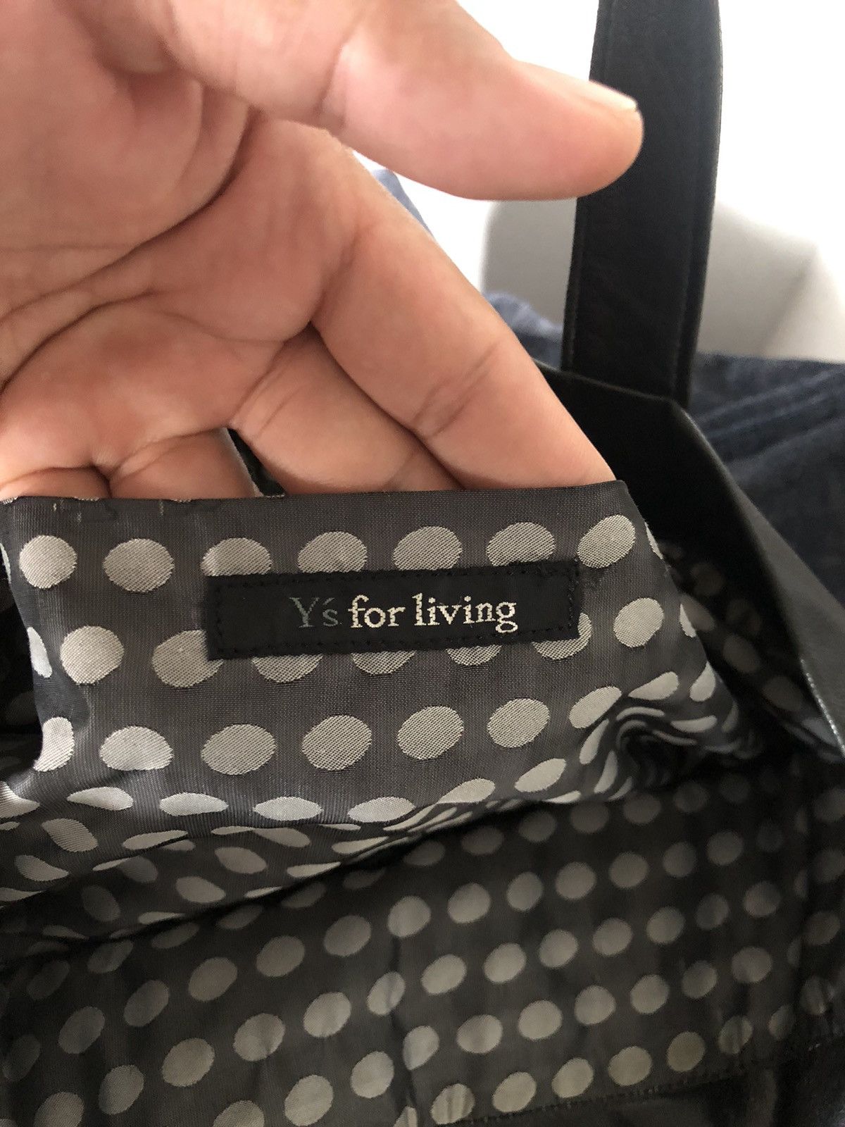Yohji Yamamoto Nice❗️Ys Yohji Yamamoto Leather Tote Bag Mini Size ONE SIZE - 6 Thumbnail