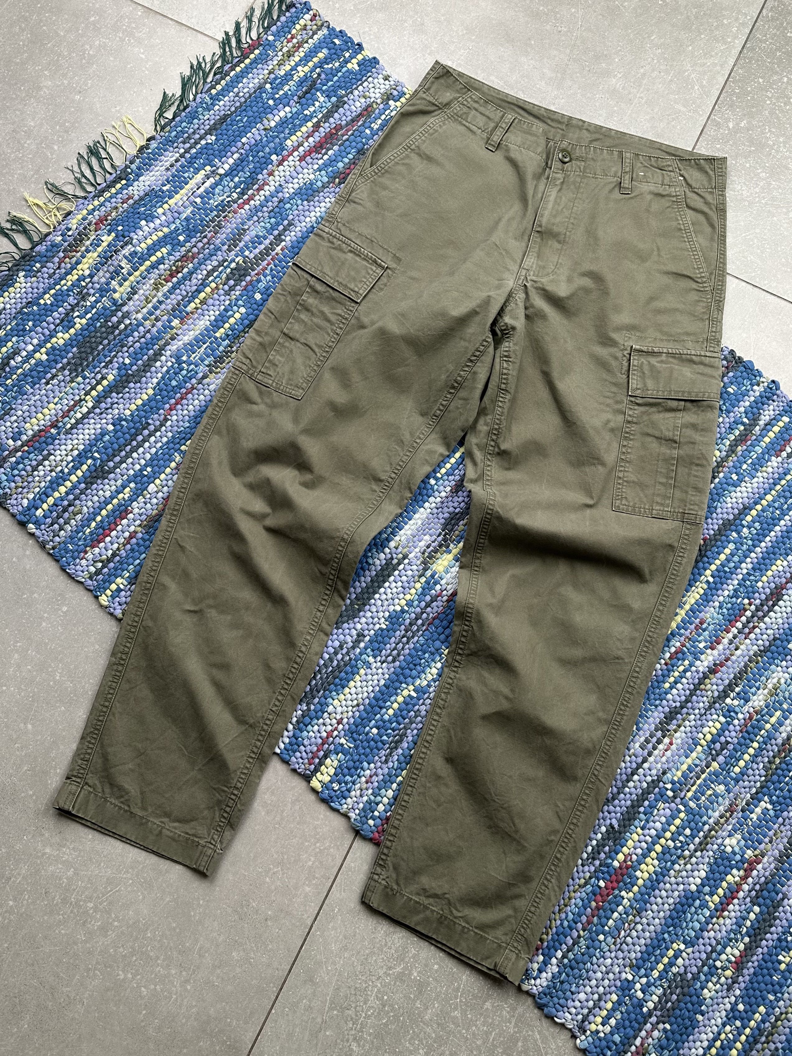 image of Avant Garde x Uniqlo Cargo Pants in Green, Men's (Size 31)