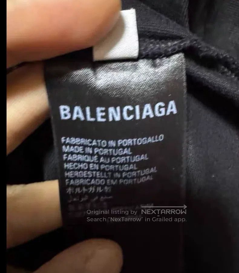 Balenciaga Balenciaga Solid Mud-Dyed Flower Round Neck Loose Short Sl Size US S / EU 44-46 / 1 - 4 Thumbnail