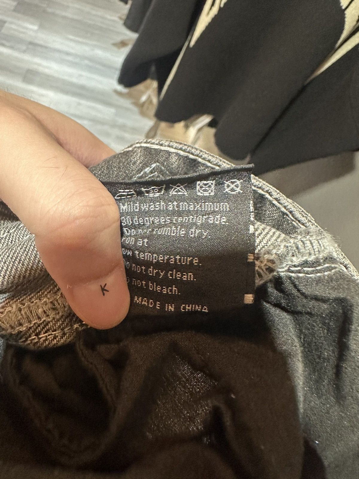 Who Decides War Who decides war Motif Patched Vintage Grey Size US 30 / EU 46 - 6 Thumbnail