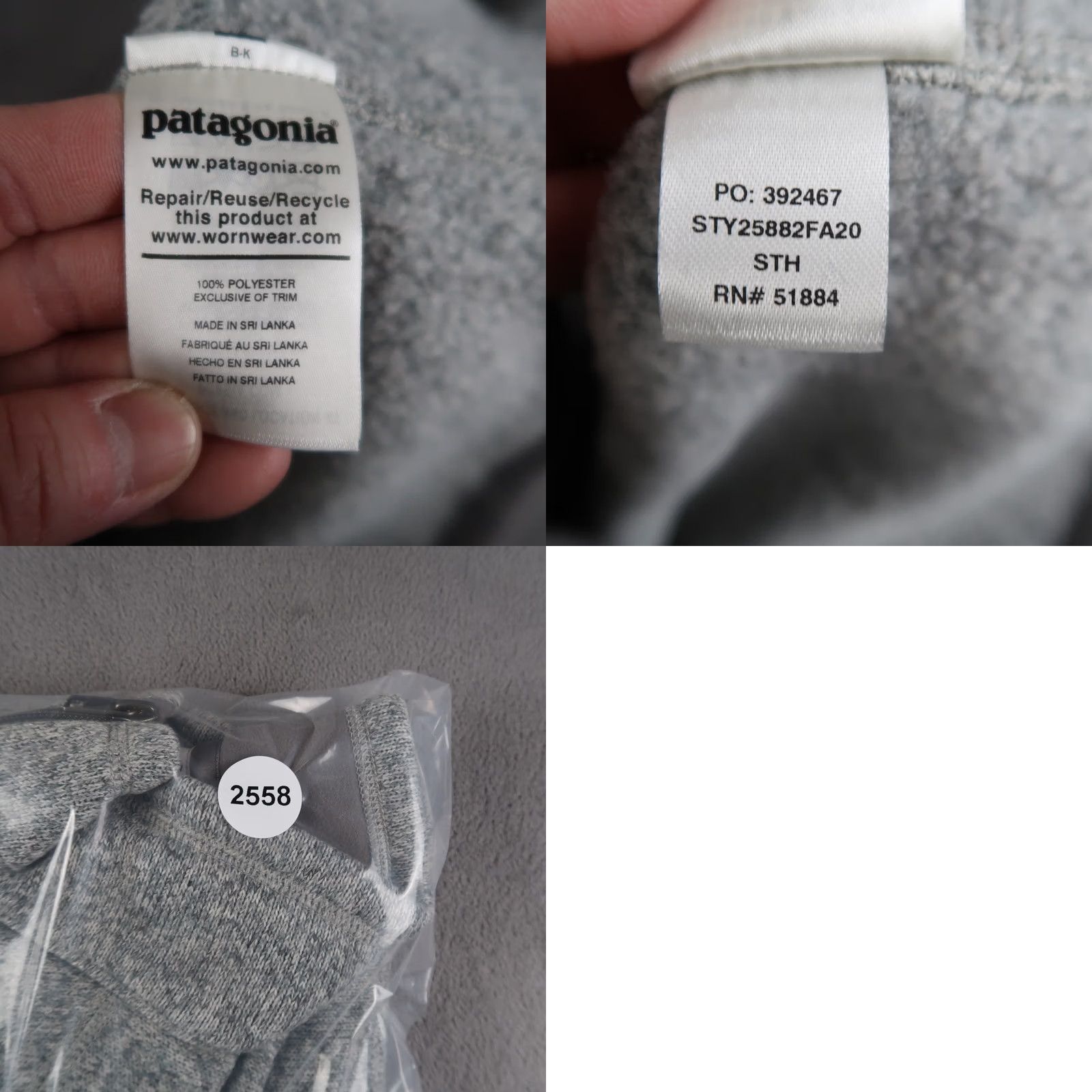 Patagonia Patagonia Better Sweater Vest Mens Medium Gray Fleece Full Zip Embroidered Logo Size US M / EU 48-50 / 2 - 9 Thumbnail