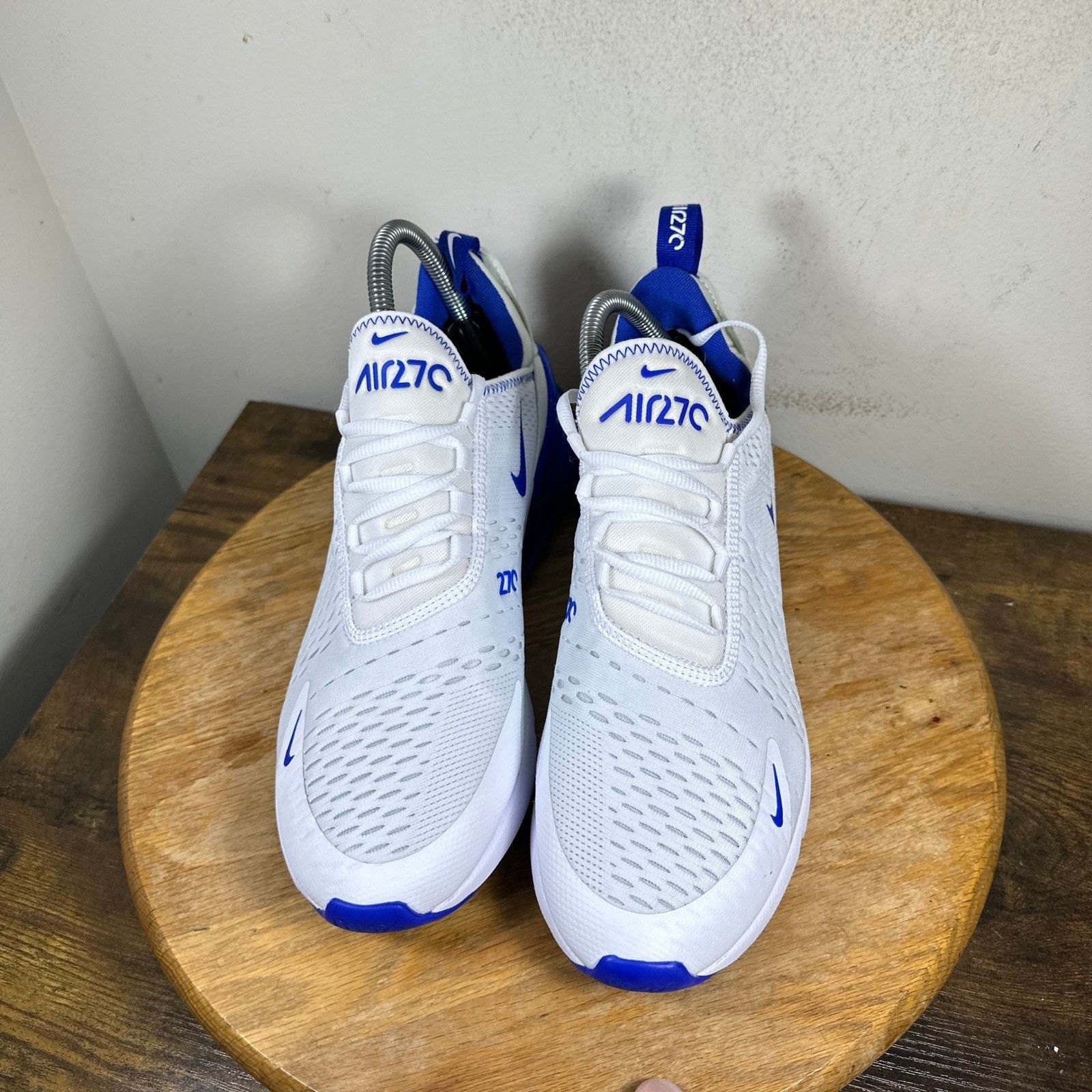 Nike Nike Air Max 270 Men's White Blue Shoes DH0268-100 US 9 Size US 9 / EU 42 - 2 Thumbnail