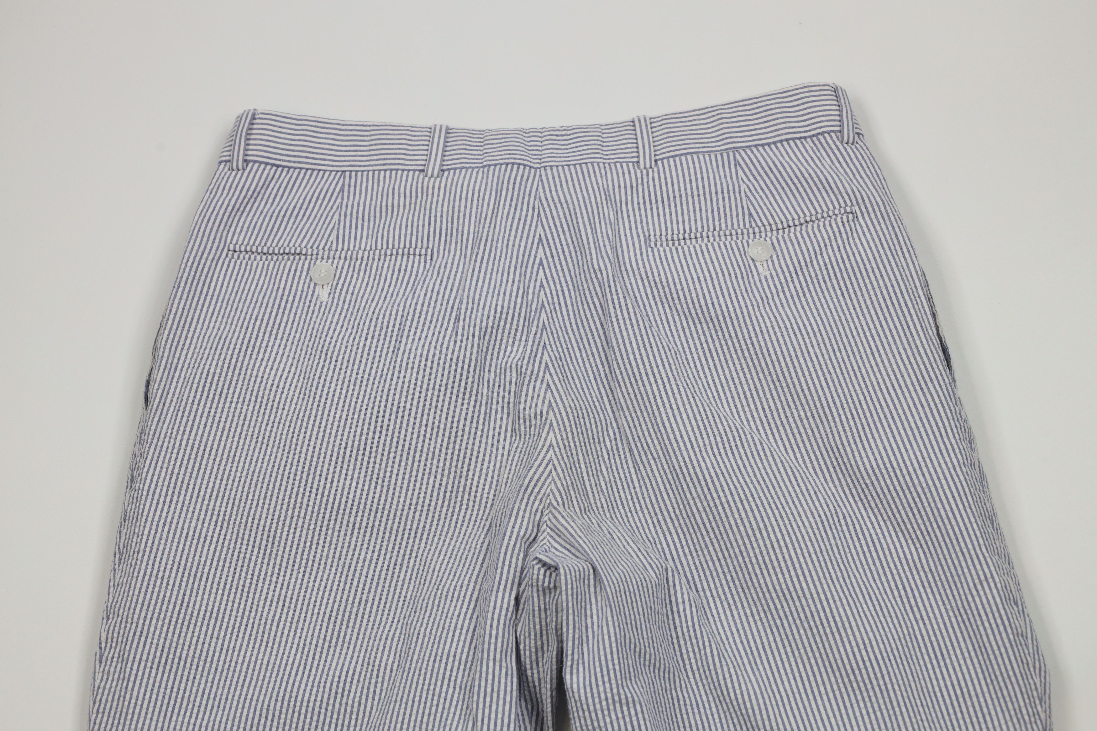 Vintage Vintage 90s Streetwear Wide Leg Seersucker Chino Pants Size US 32 / EU 48 - 11 Thumbnail