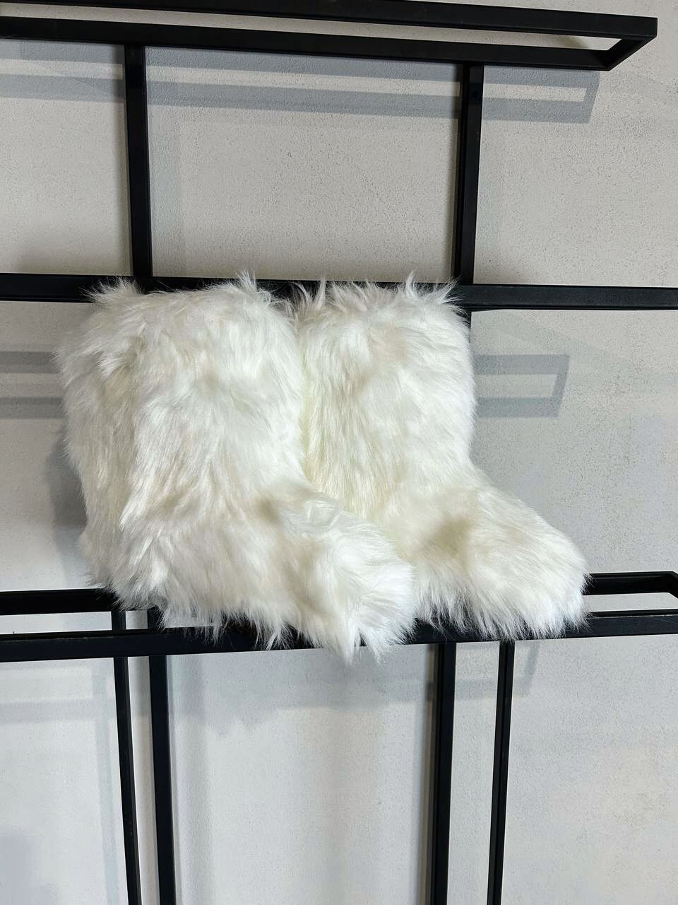 Hysteric Glamour Fur Boots White Fluffy Winter Coquette Y2K Snow Bunny Core Size US 5.5 / EU 38 - 10 Thumbnail