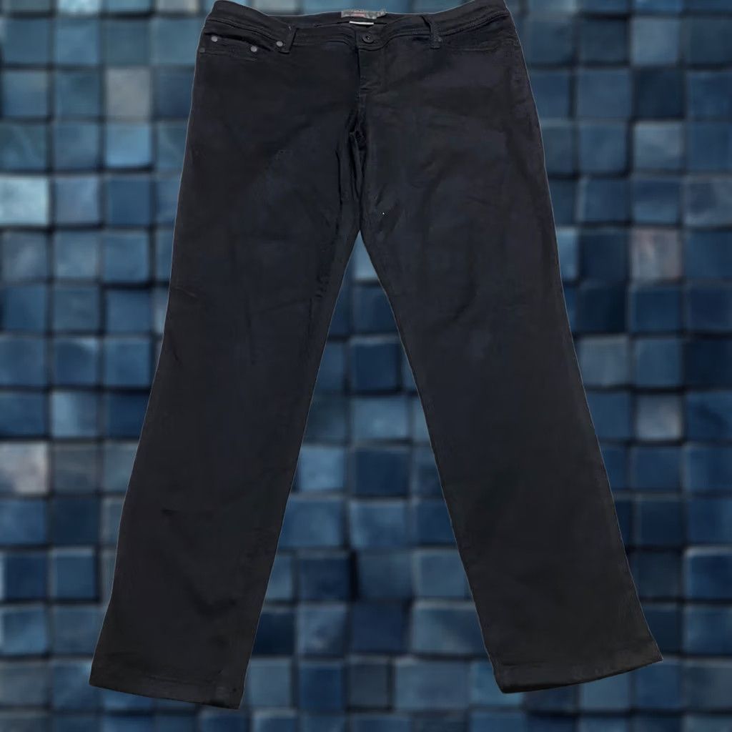 Torrid Torrid Jeans Skinny Dark Black Denim 14 Regular 5-Pocket Stretch XS? Size 36" / US 14 / IT 50 - 1 Thumbnail