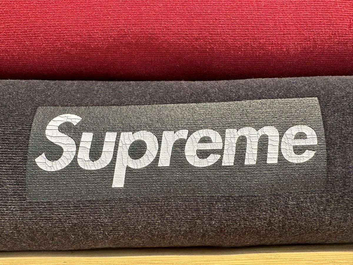 Supreme SUPREME WASHED BOX LOGO CREWNECK SS25 Size US XL / EU 56 / 4 - 19 Thumbnail
