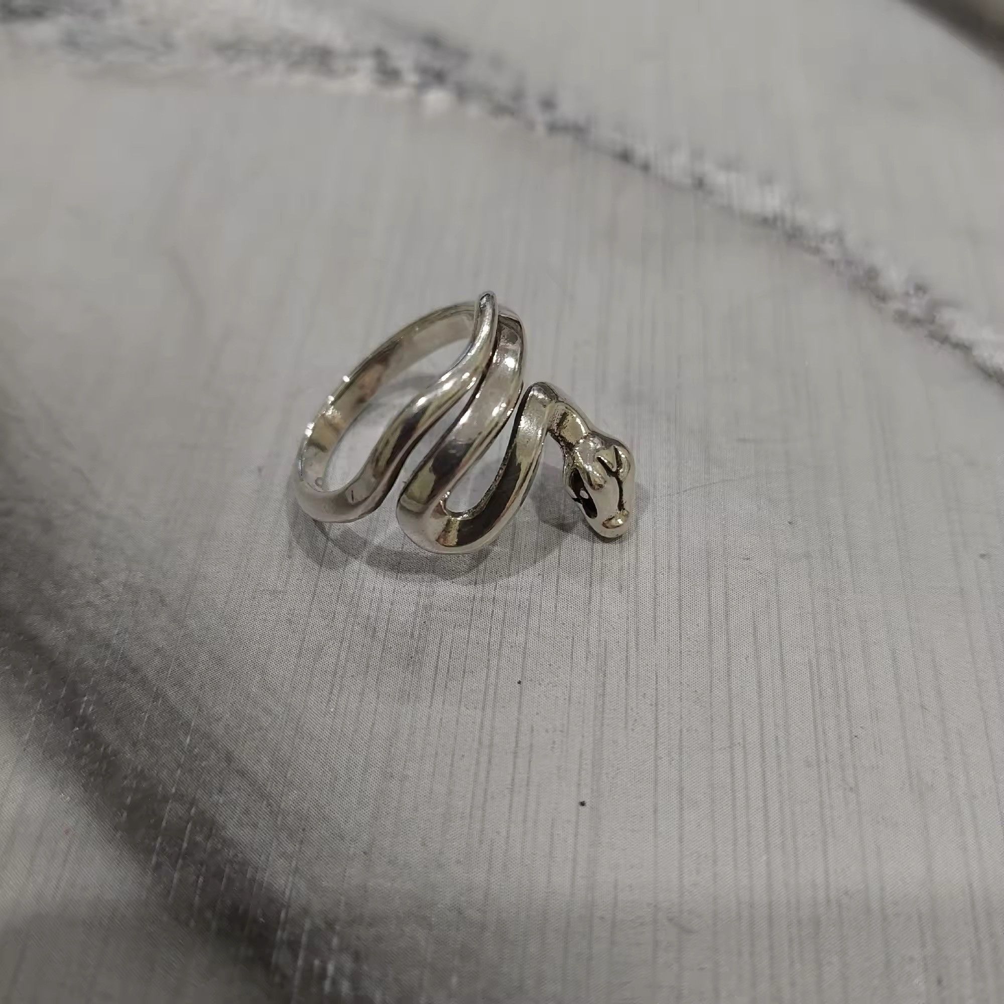 Japanese Brand × Jewelry Snake Adjustable Rings Size ONE SIZE - 3 Thumbnail