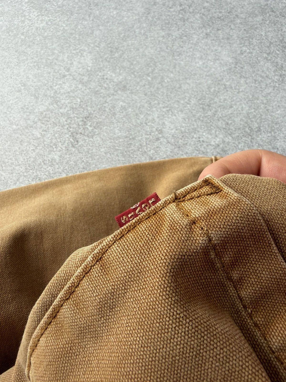 Levi's Levi's Engineers Chore Work Distressed Feded Canvas Jacket Size US L / EU 52-54 / 3 - 17 Thumbnail