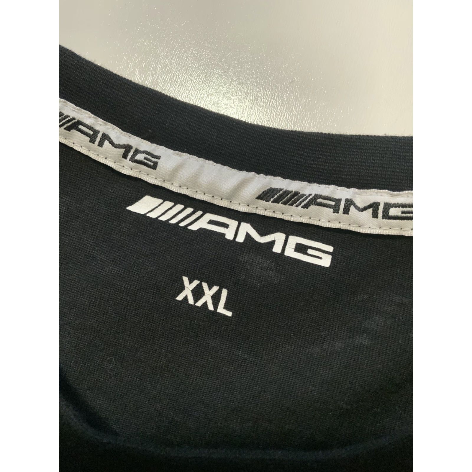 Mercedes-Benz Mercedes Benz AMG Reflective Racing Motorsport F1 Black S/S Crewneck T-Shirt XXL Mens Size US XXL / EU 58 / 5 - 6 Thumbnail