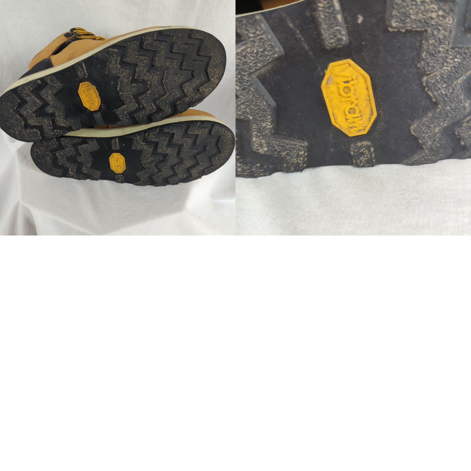 Vibram Duluth Women's Hard Toe Wedgestone Work Boots 6.5 Tan Leather Flat Heel Velvet Lined Leather Outsole Vintage: No Size US 7 / IT 37 - 9 Thumbnail