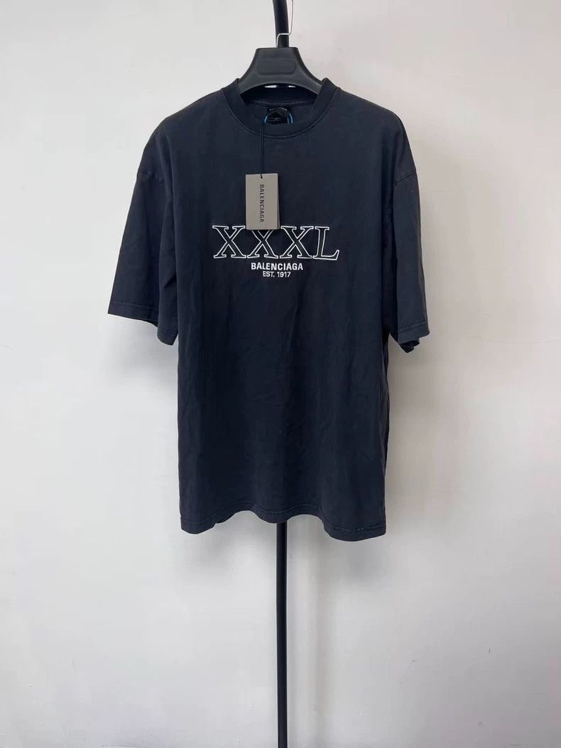 Balenciaga Balenciaga FW22 XXXL Print Crewneck Tee Size US XS / EU 42 / 0 - 1 Thumbnail