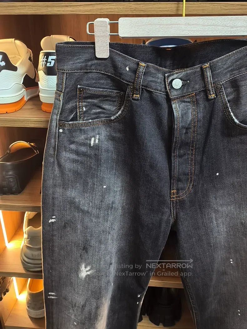 Acne Studios Acne Studios Splattered Denim Jeans Size US 30 / EU 46 - 3 Thumbnail