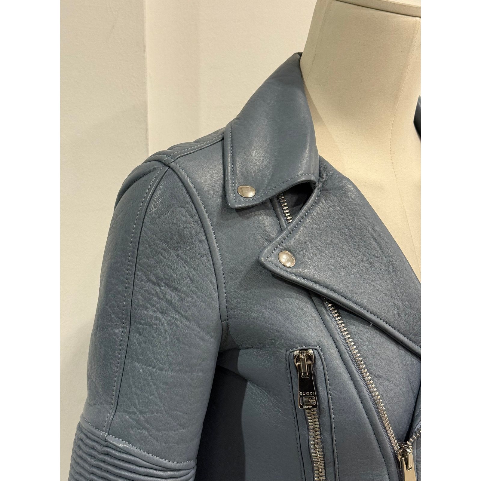 Gucci A/W2014 Gucci biker leather jacket Size ONE SIZE - 9 Thumbnail