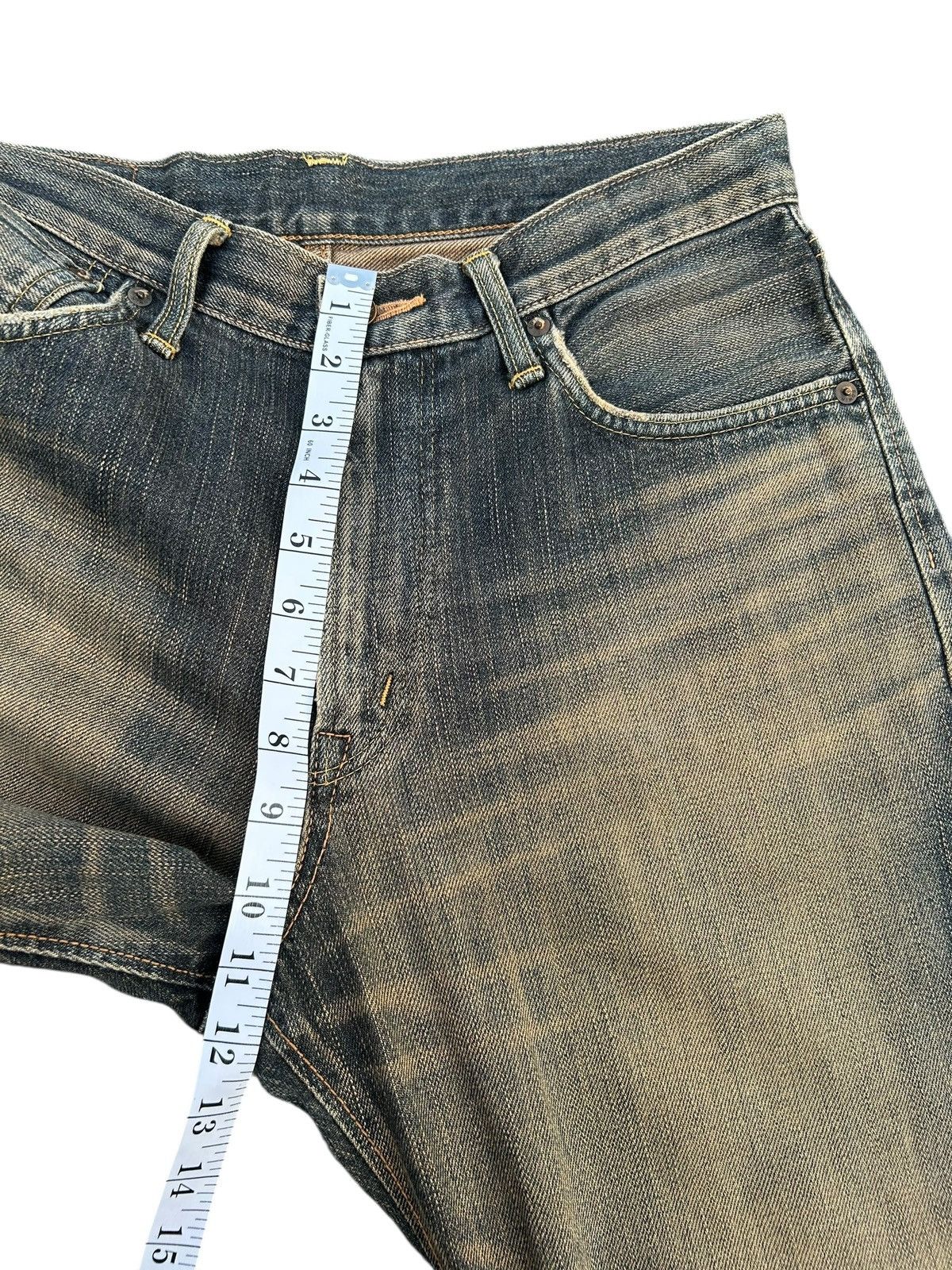 Kapital Vintage Edwin 505zx Selvedge Rusty Mudwash Denim Jeans Size US 31 - 11 Thumbnail