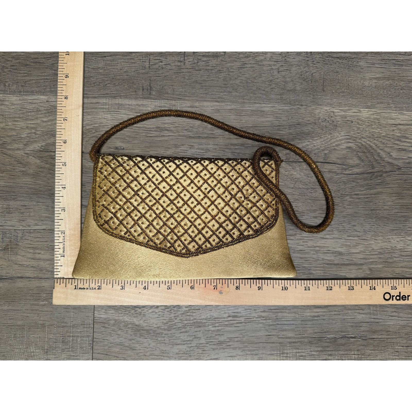 Other Bijoux Terner Purse Women's Clutch Evening Bag Gold Strap Size ONE SIZE - 5 Thumbnail