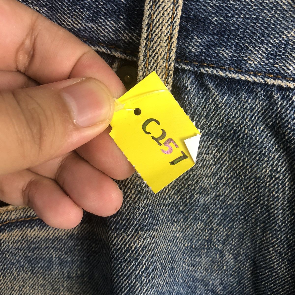 Japanese Brand DL Japanese Brand Blue Denim Pants #C257 Size US 30 / EU 46 - 10 Thumbnail