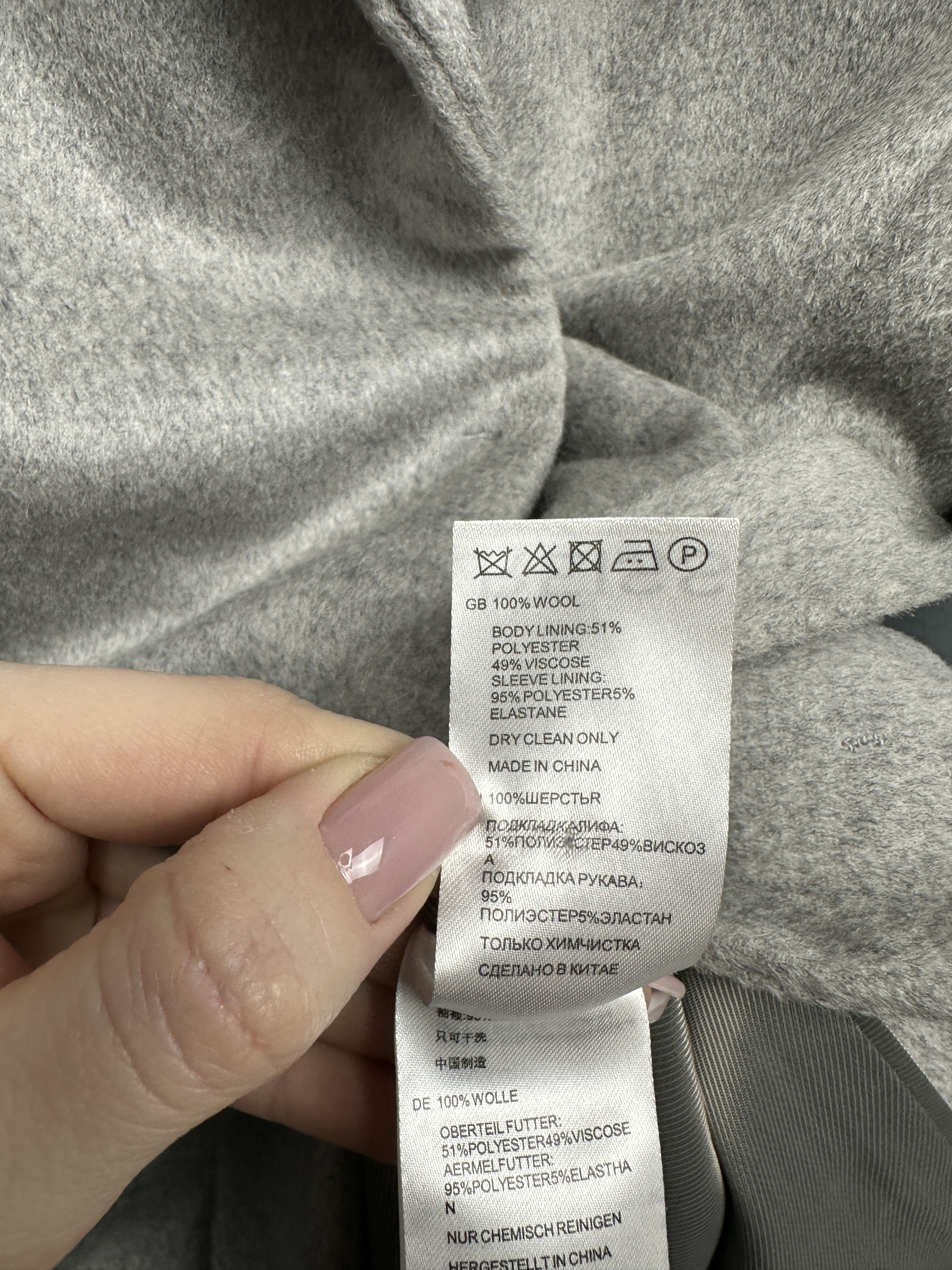 Reiss Reiss Womens Wool Coat Jacket Size XS / US 0-2 / IT 36-38 - 4 Thumbnail