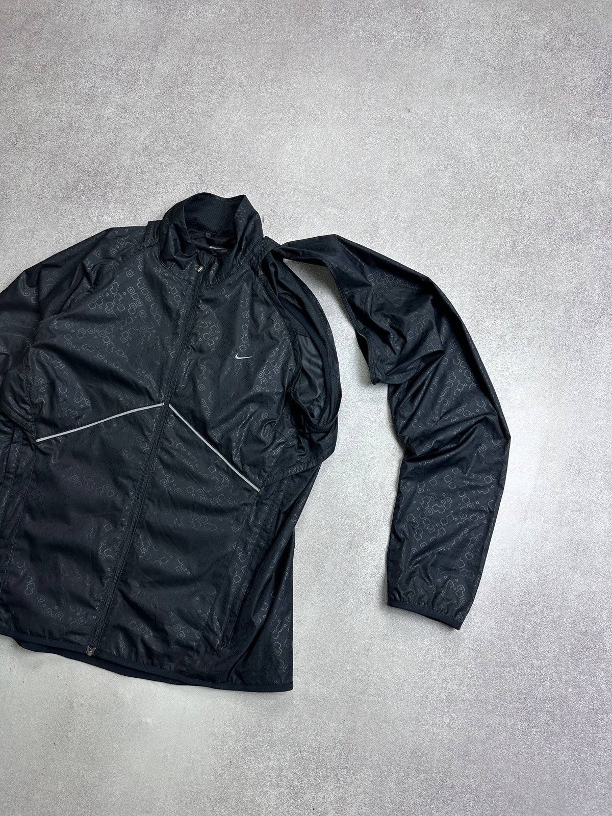 Nike Vintage Nike Tn Skepta Style Nylon Modular Jacket M Size US M / EU 48-50 / 2 - 2 Thumbnail