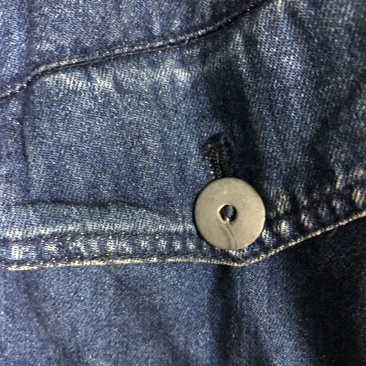 Issey Miyake 📌Vintage Denim Bomber Jacket Pezzo Bondage Blanket Size US M / EU 48-50 / 2 - 18 Thumbnail