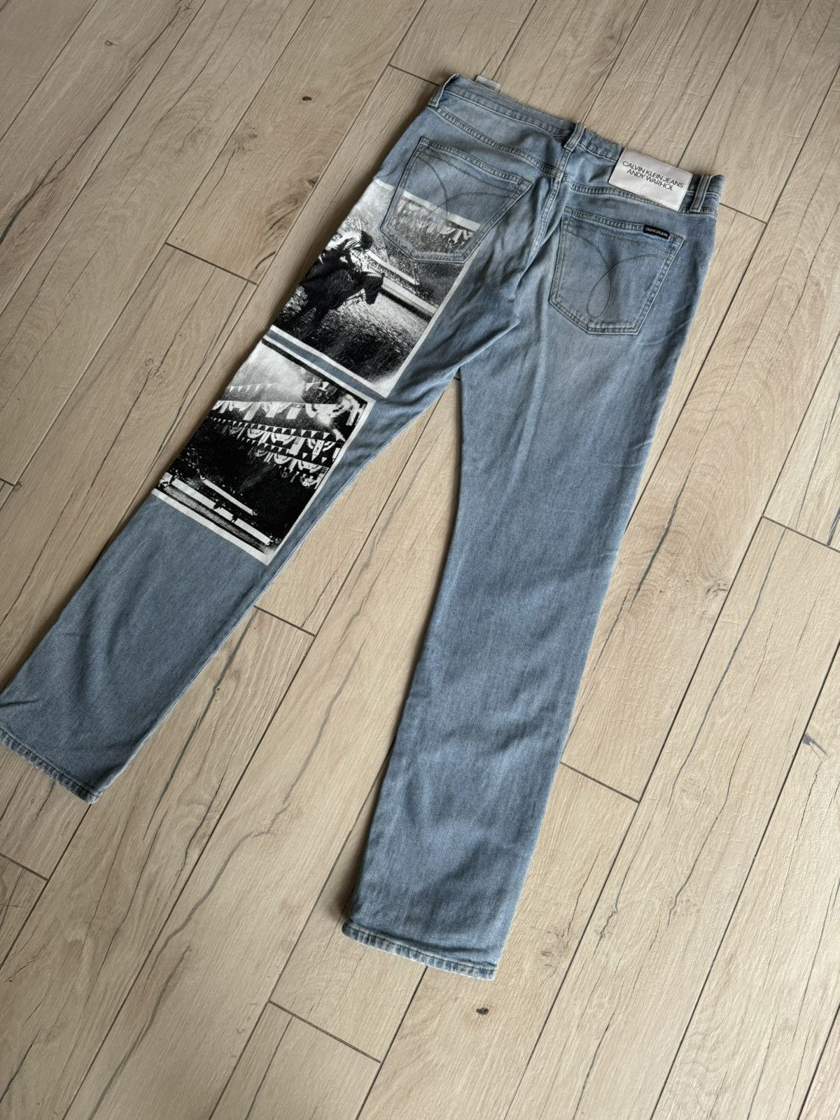 Calvin Klein 205W39NYC Calvin Klein X Andy Warhol Horseprint Denim Pants Size US 34 / EU 50 - 5 Thumbnail