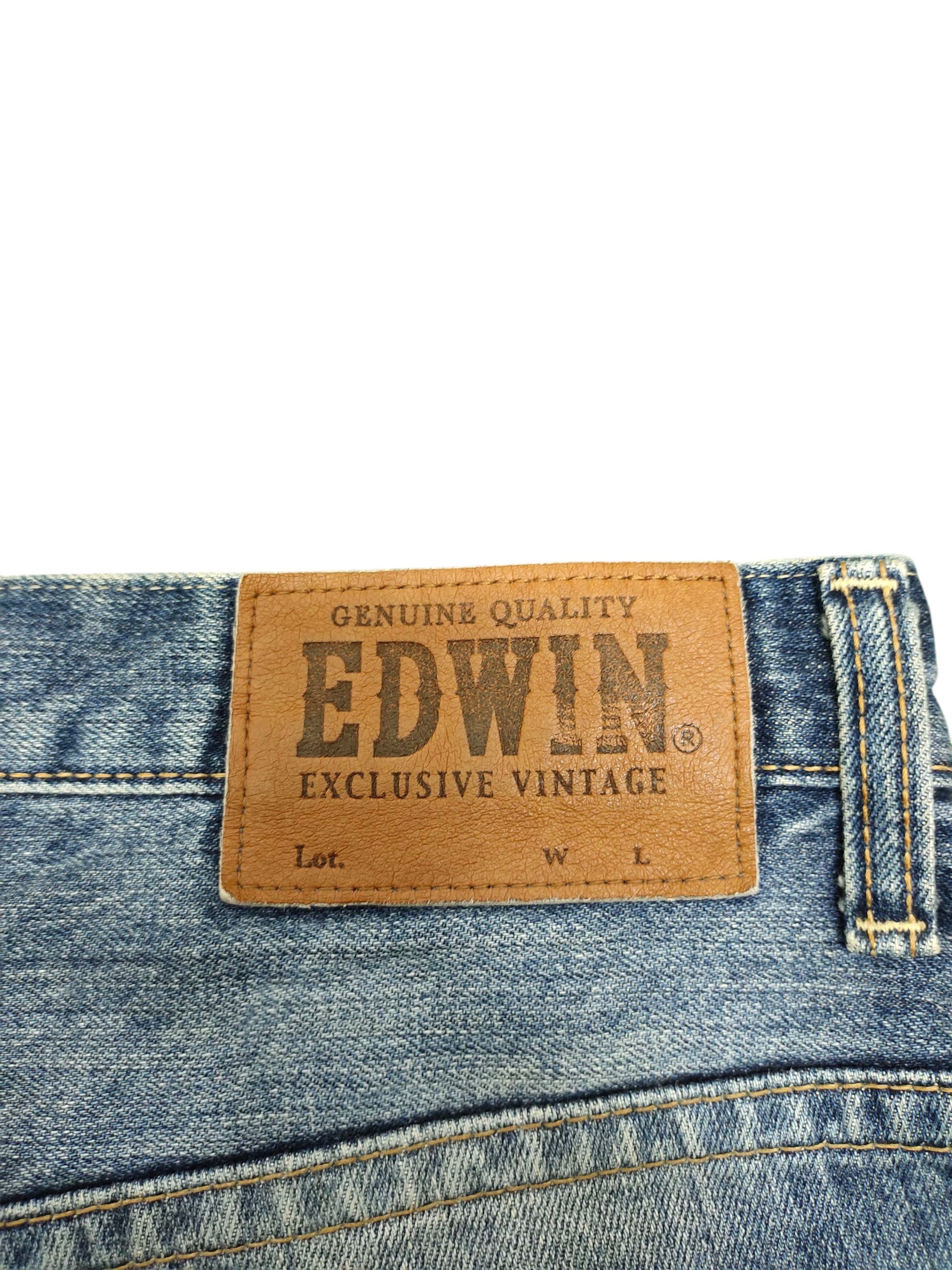 Number (N)ine × Undercover Vintage Edwin Xv Clawmark Distress Faded Denim Jeans Size US 32 / EU 48 - 10 Thumbnail
