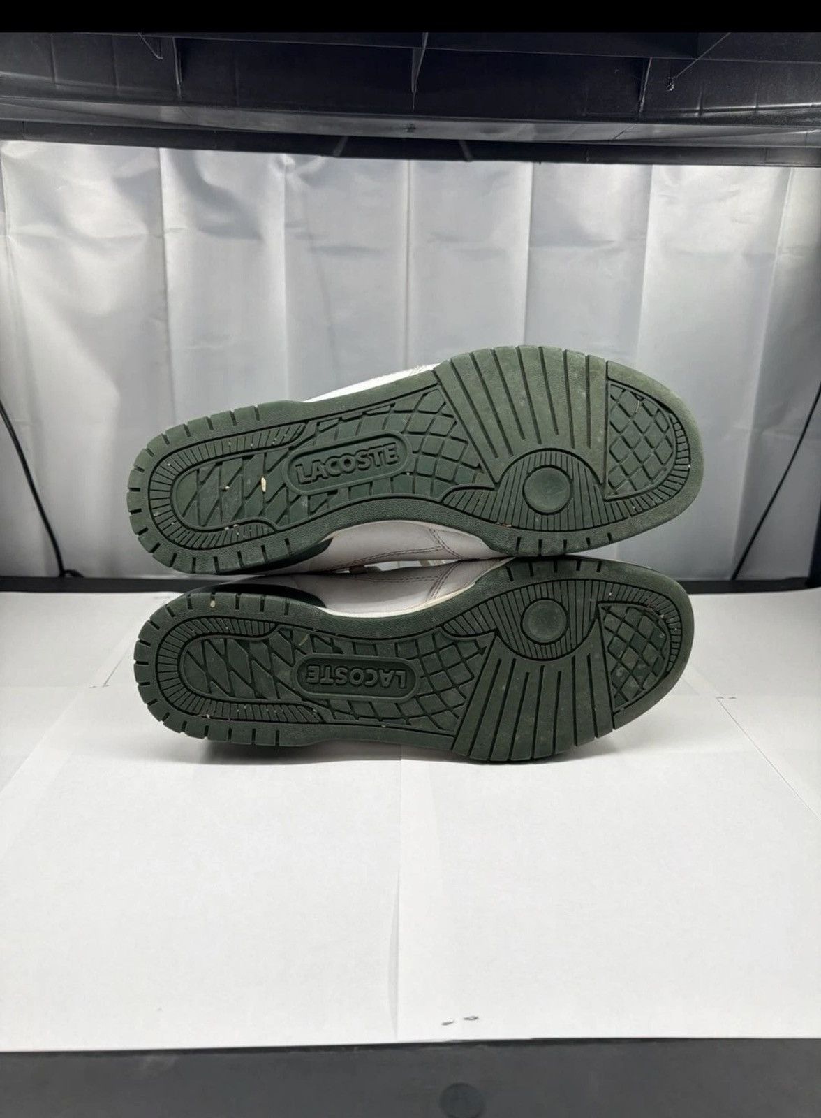 Lacoste Lacoste Missouri Mid White Green Leather High-Top Sneakers Size US 12 / EU 45 - 6 Thumbnail