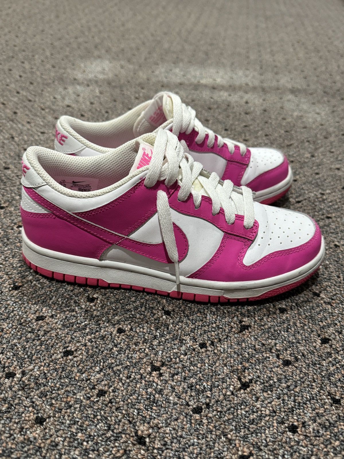 Nike Nike Dunk Low Pink White Size 5.5Y Women’s 7 Size US 7 / IT 37 - 2 Thumbnail
