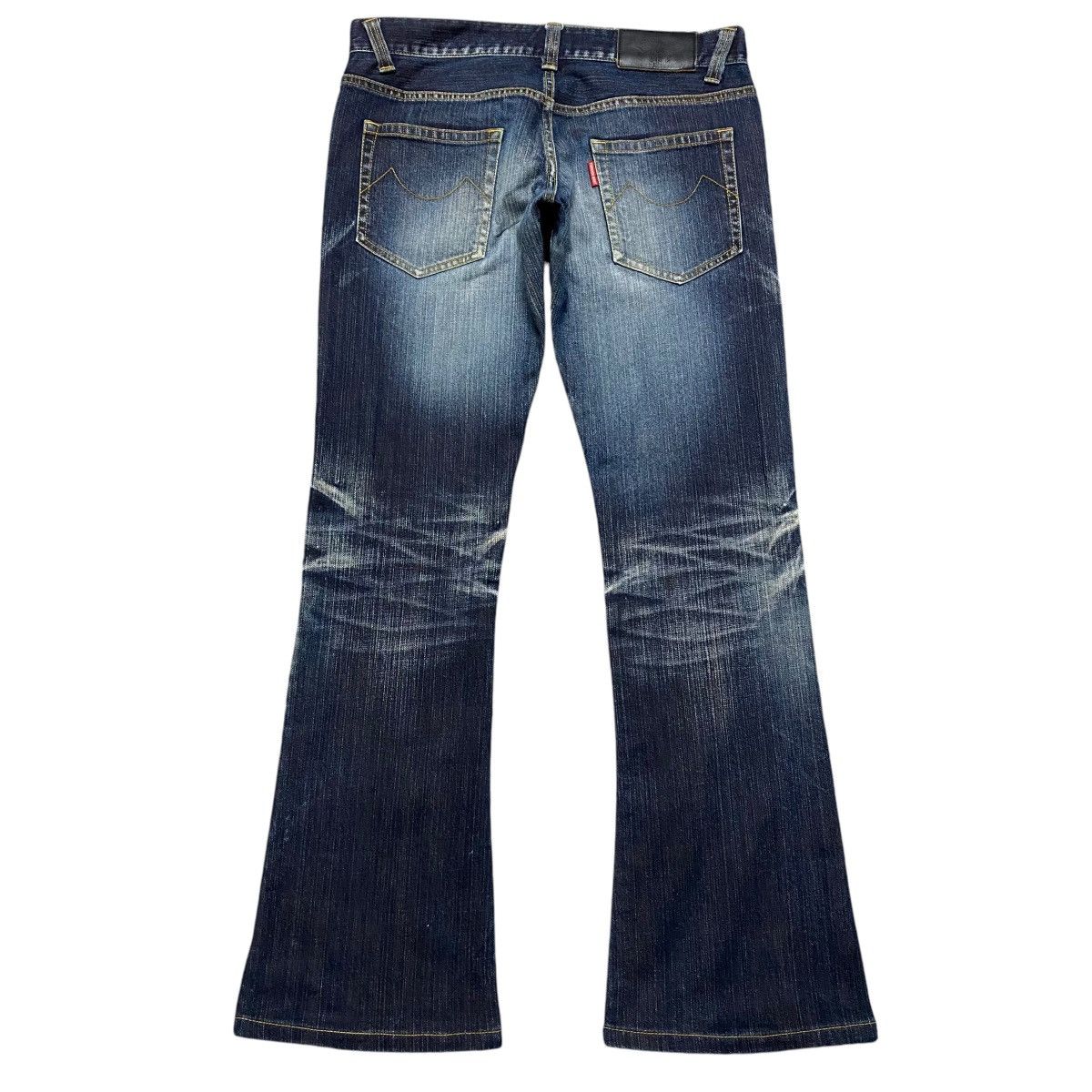 Tornado Mart Vintage Tornado Mart Denim Flare Jeans Whisker Size US 31 - 2 Thumbnail