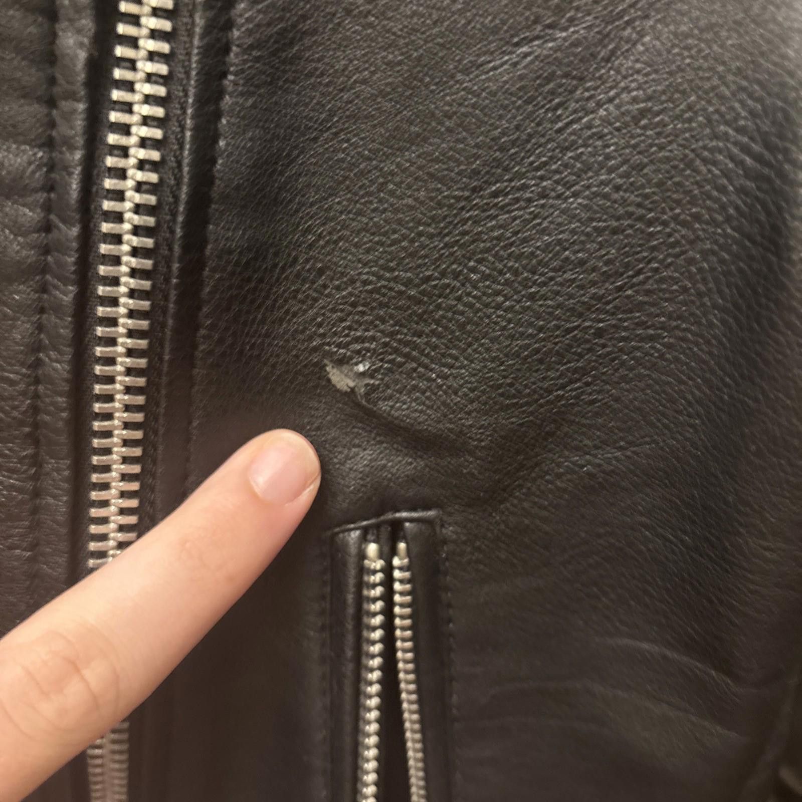 Abercrombie & Fitch Abercrombie & Fitch Womens Size S Black Vegan Leather Jacket Size S / US 4 / IT 40 - 8 Thumbnail