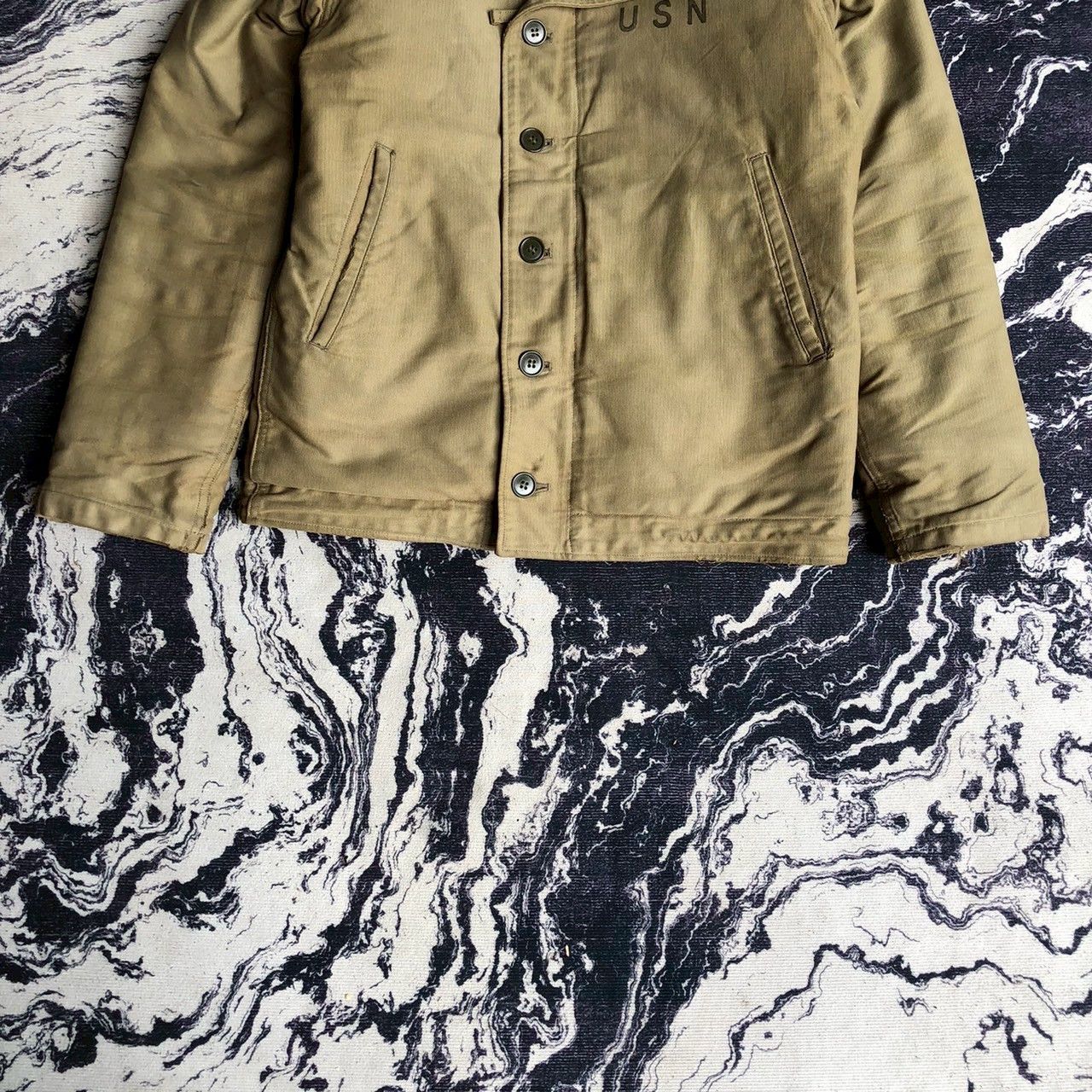 Buzz Rickson's Vintage Buzz Rickson’s USN N1 Deck Jacket Alpaca Lined Size US S / EU 44-46 / 1 - 5 Thumbnail