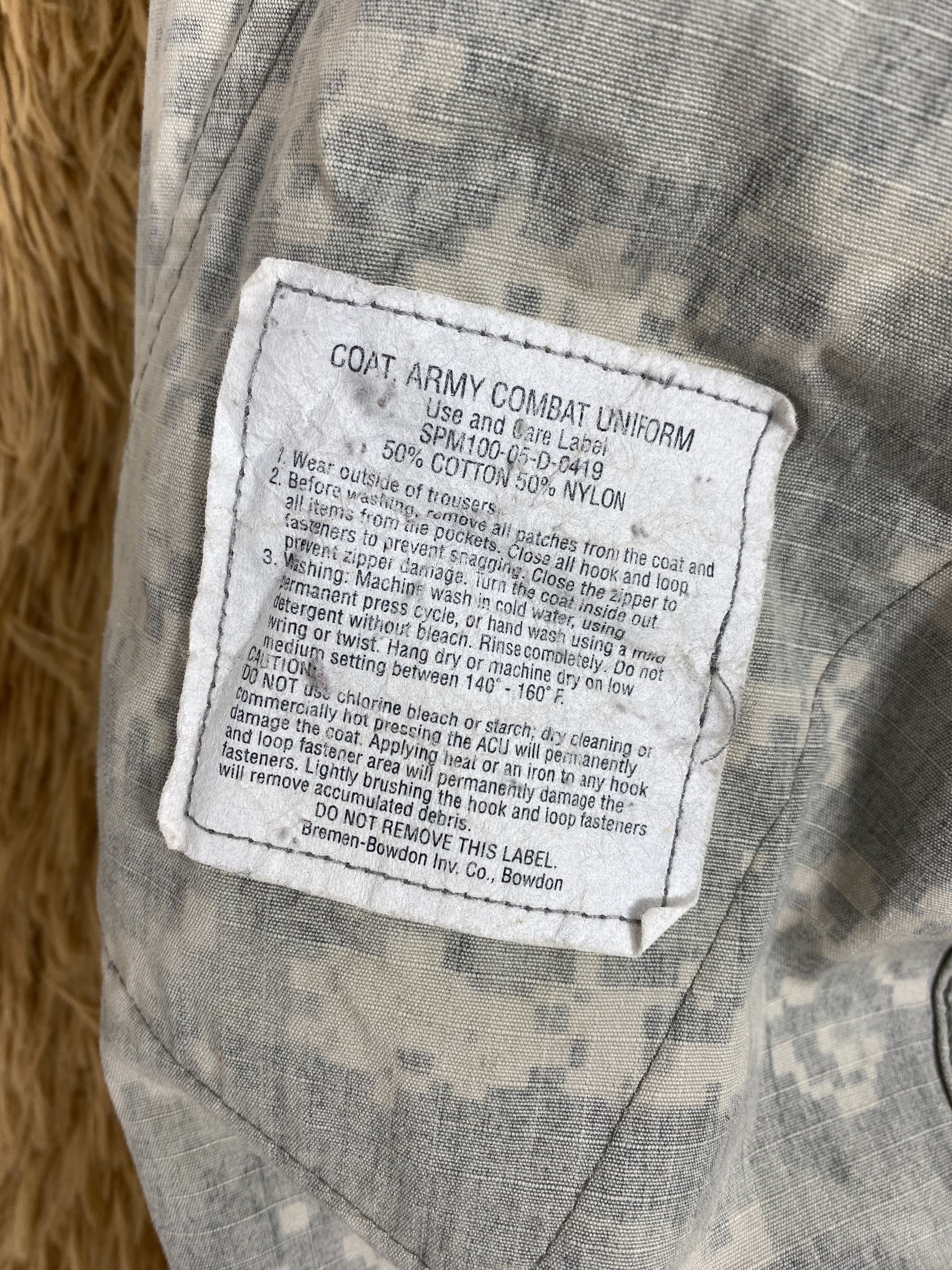 Vintage Vintage Army Combat Camo Jacket Size US XS / EU 42 / 0 - 7 Thumbnail