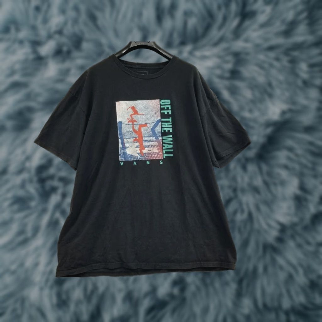 Vans Vans T-Shirt Men XXL Black Short Sleeve Crew Neck Logo Classic Fit Space: 0 Size US XXL / EU 58 / 5 - 1 Thumbnail