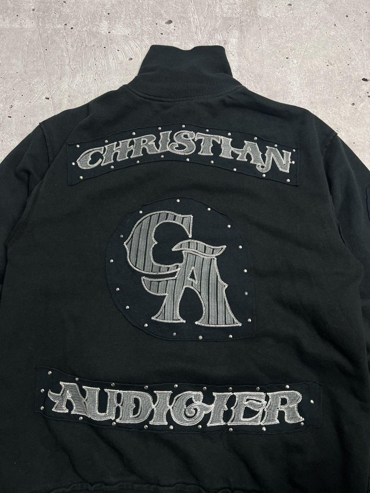 Christian Audigier Vintage Y2K Christian Audigier Zip Sweatshirt Size US L / EU 52-54 / 3 - 4 Thumbnail