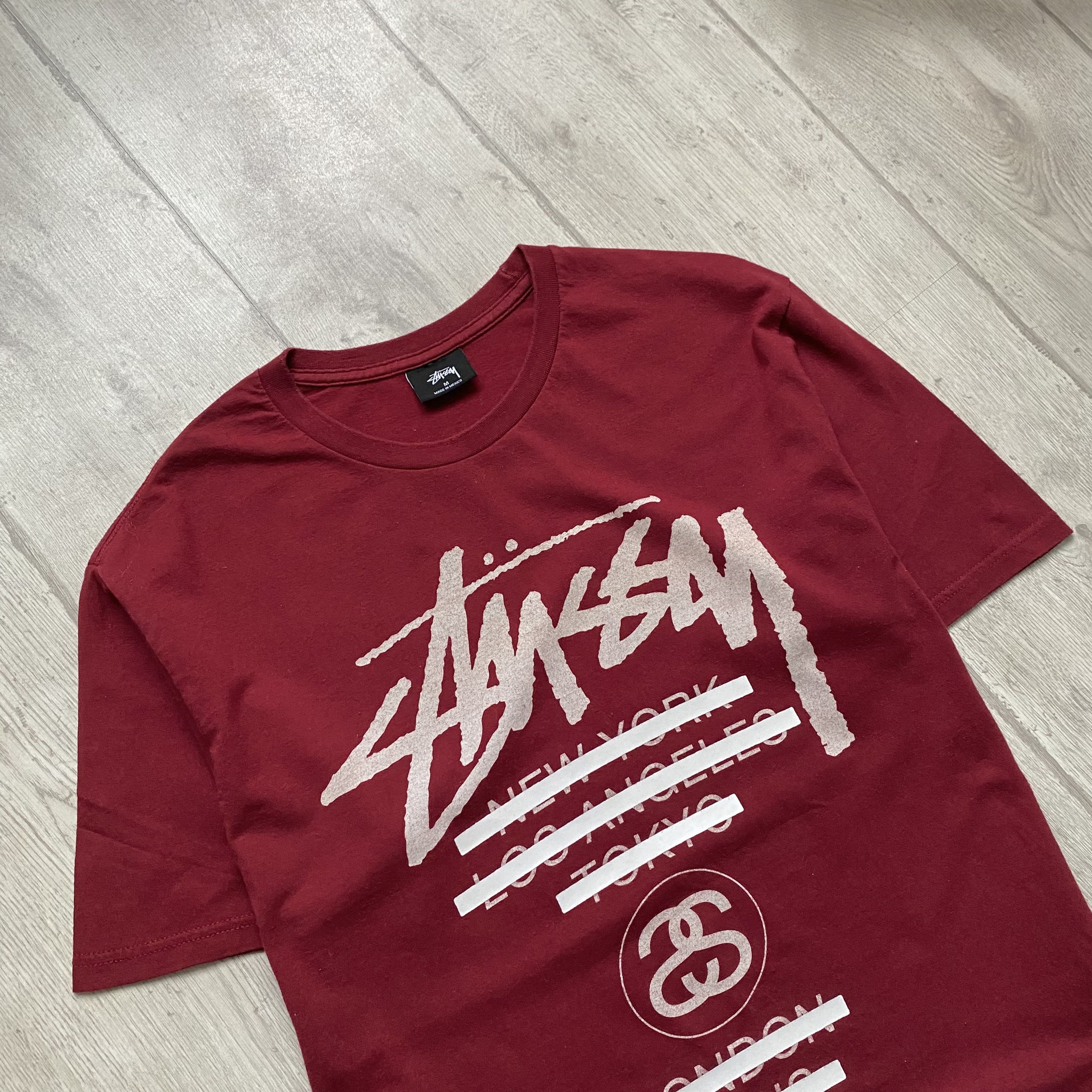 Stussy 🔥 Vintage Stussy Big Logo tee skater New York tokyo paris Size US M / EU 48-50 / 2 - 4 Thumbnail