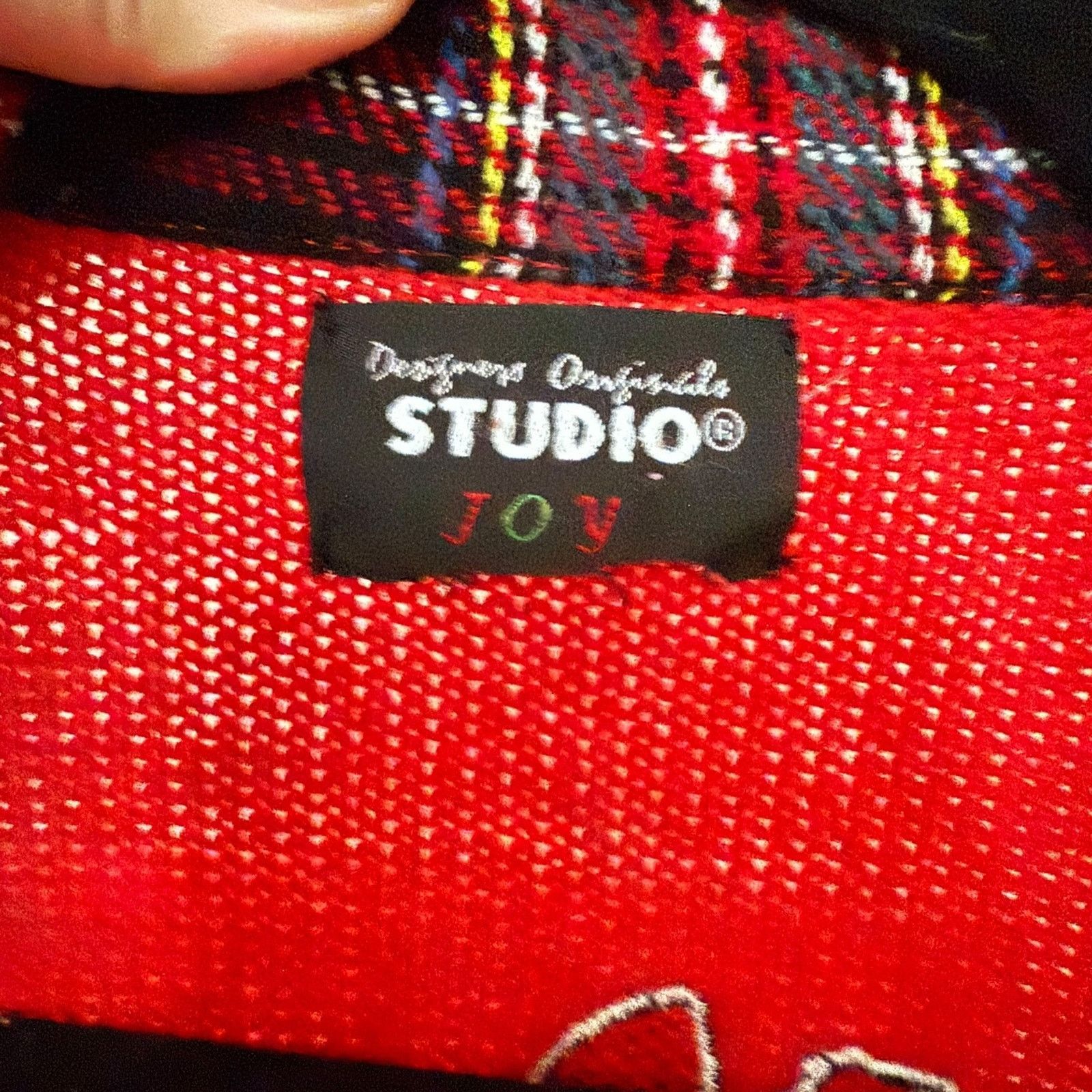 Other Designer Originals Studio Joy Red Christmas Sweater | 22/XL Size XL / US 12-14 / IT 48-50 - 9 Thumbnail