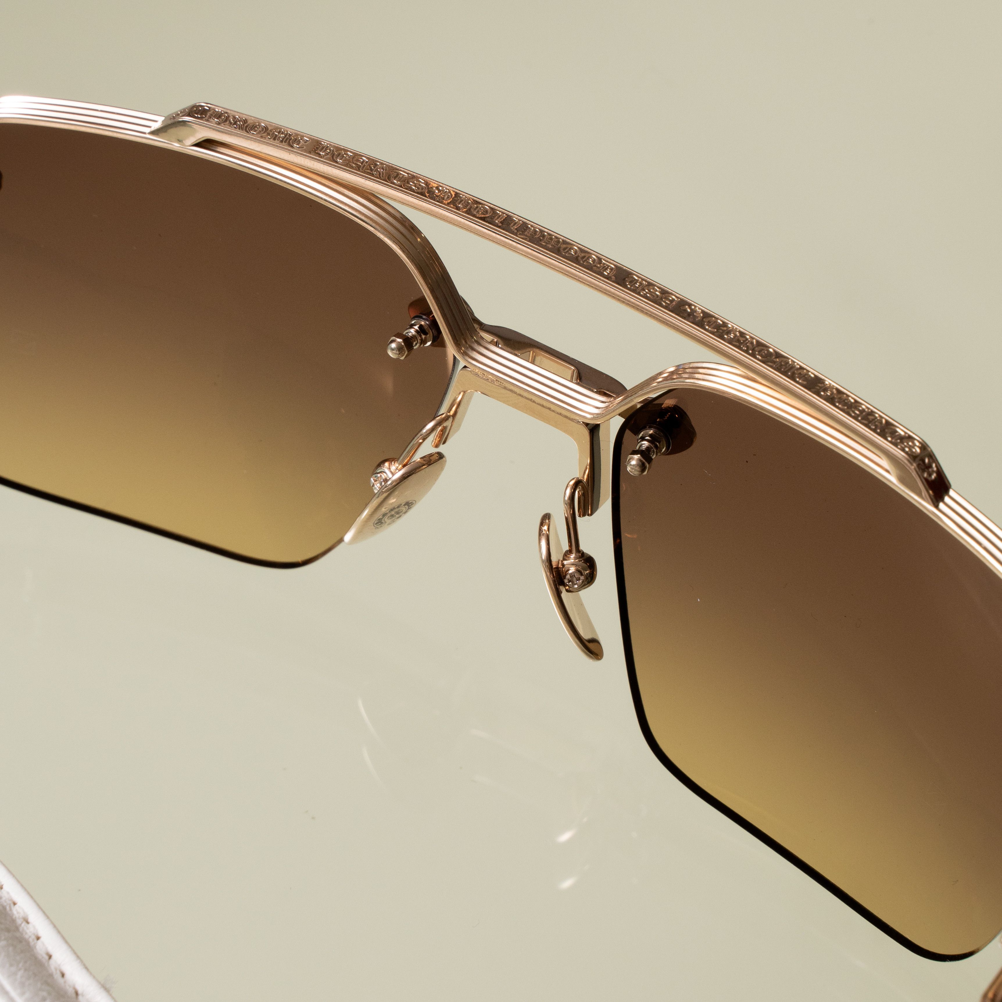 Chrome Hearts CHROME HEARTS BIDI ESEM Gold Plated - Classic Brown Size ONE SIZE - 7 Thumbnail