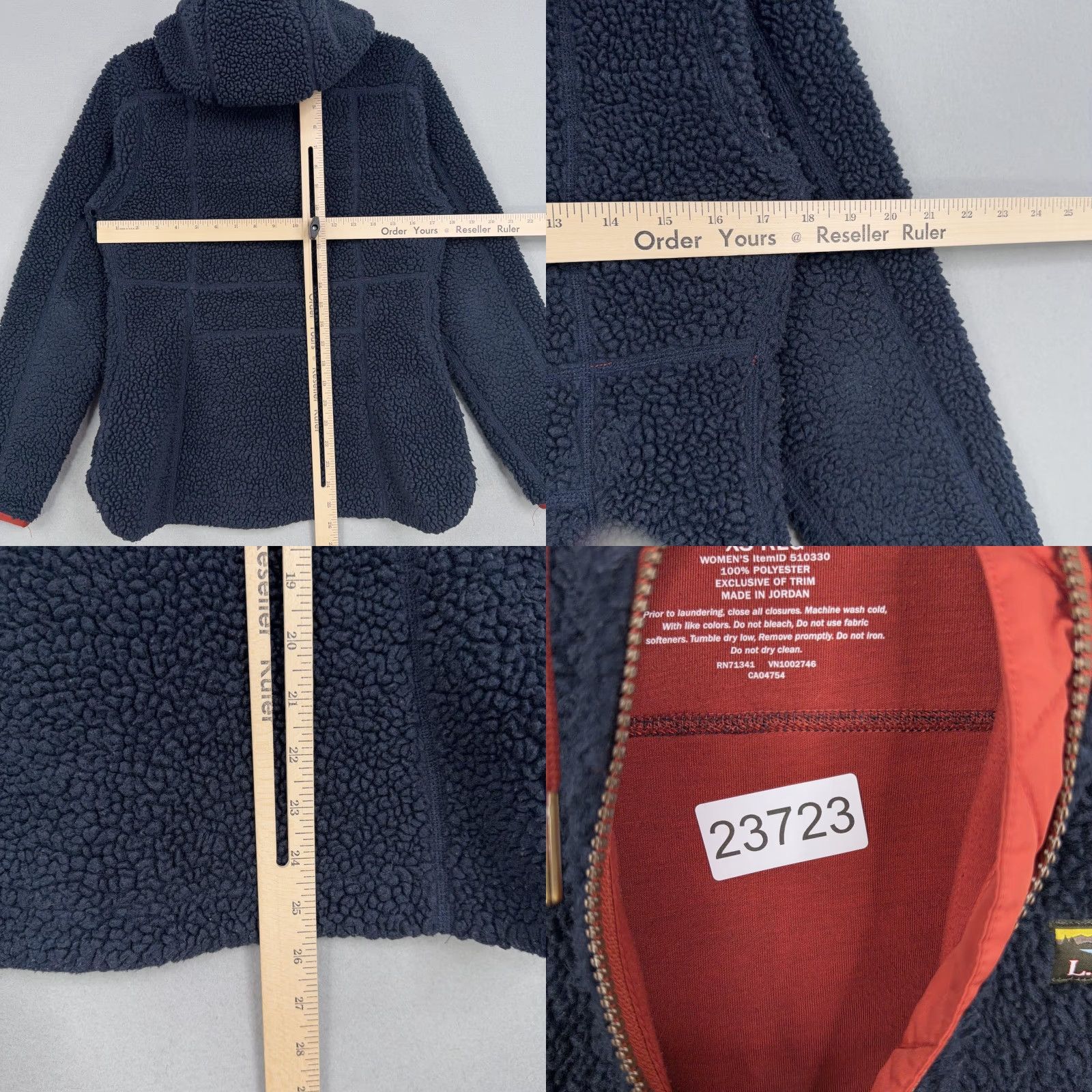 Vintage VINTAGE L.L.Bean Jacket Womens XS Mountain Pile Fleece Hooded Deep Zip Blue Netflix? Size XS / US 0-2 / IT 36-38 - 8 Thumbnail