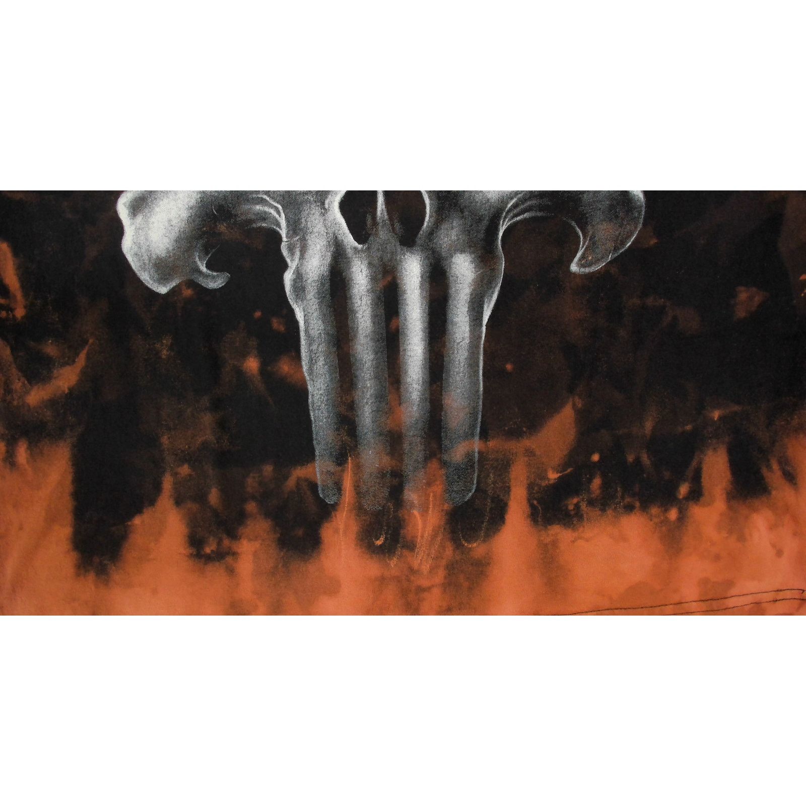 Vintage 1-of-1 Custom Bleach Punisher Skull Y2K Grunge Tee Large Size US L / EU 52-54 / 3 - 5 Thumbnail