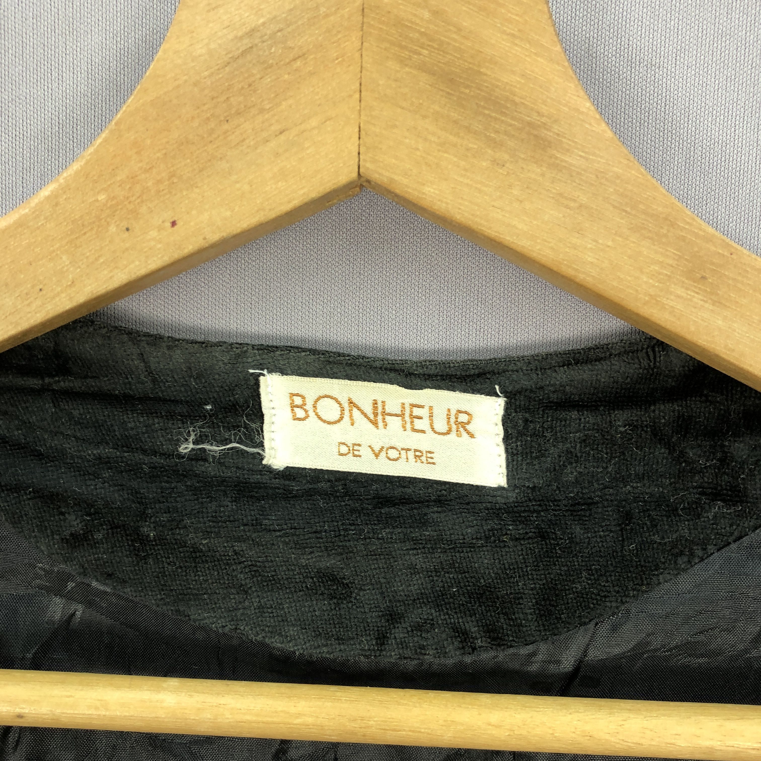 Japanese Brand Vintage 90s Bonheur Floral Cardigan Bomber Jacket Size L / US 10 / IT 46 - 5 Thumbnail