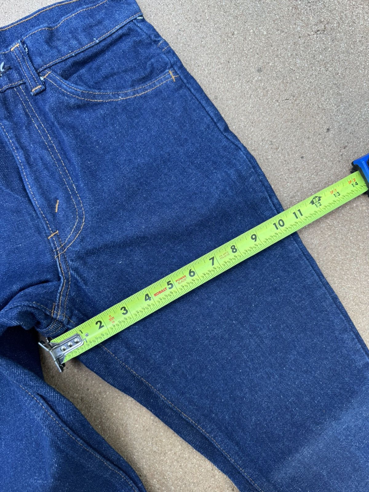 Levi's Vtg 70’s Levi’s 646 Orange Tab Bellbottom Flare Jeans 27x30 Size 27" / US 4 / IT 40 - 13 Thumbnail