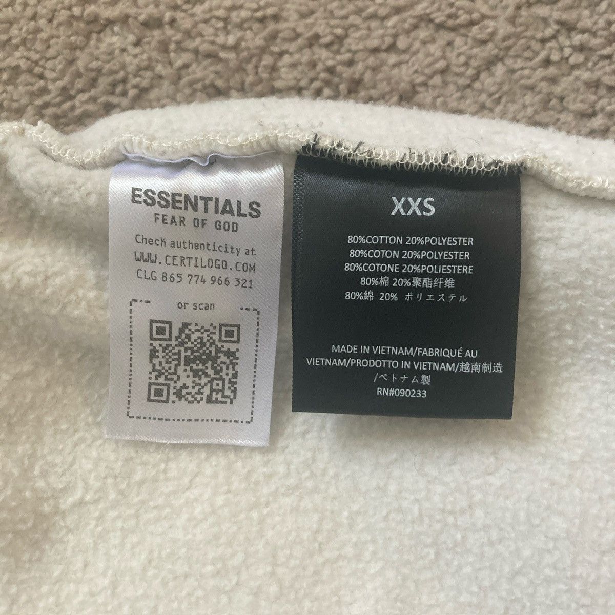 Fear of God Fear Of God State Fleece Sweatpant ‘Shell’ Size US 26 / EU 42 - 6 Thumbnail